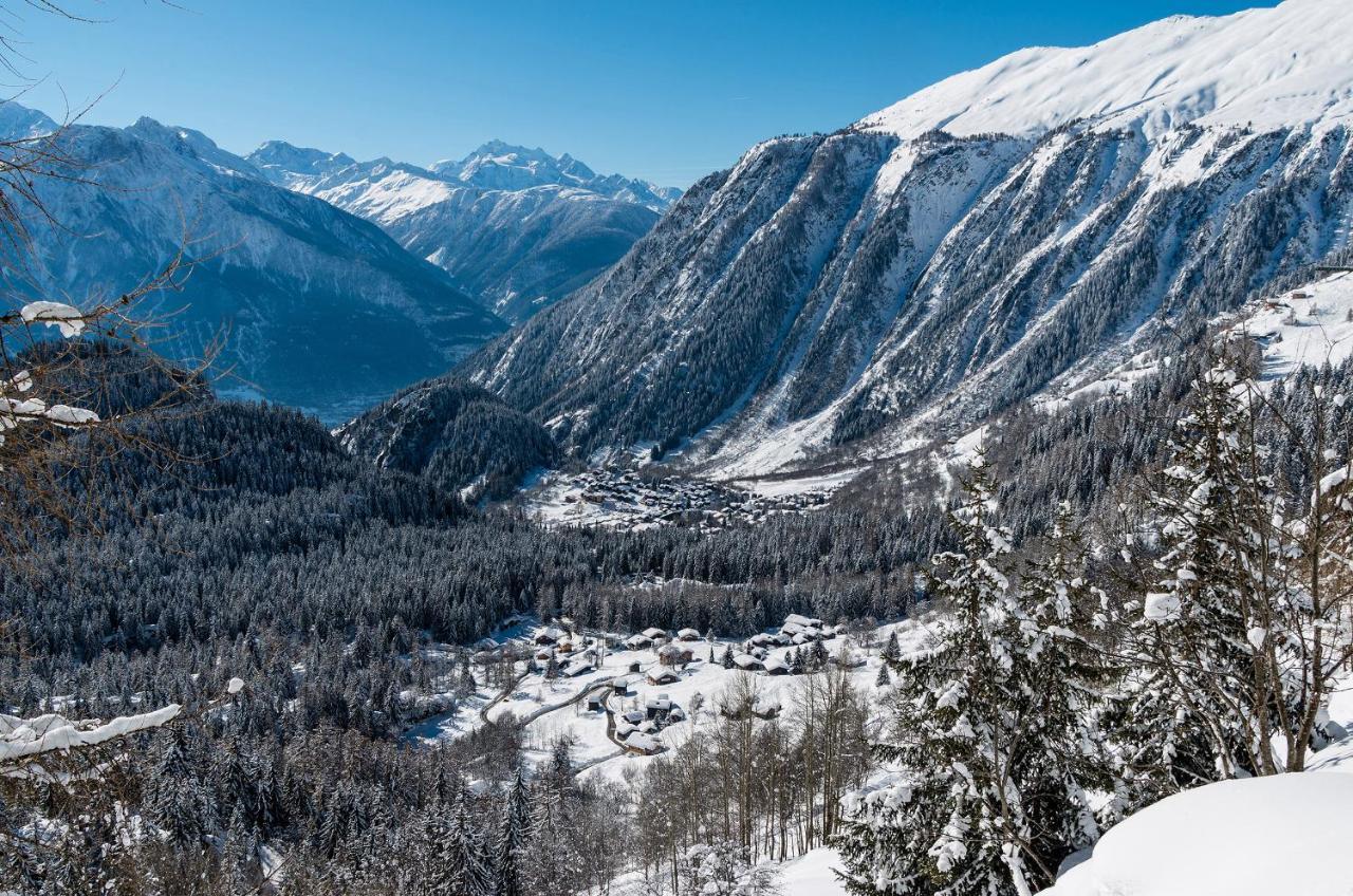 Bergquell Haus A Appartement Blatten bei Naters Buitenkant foto