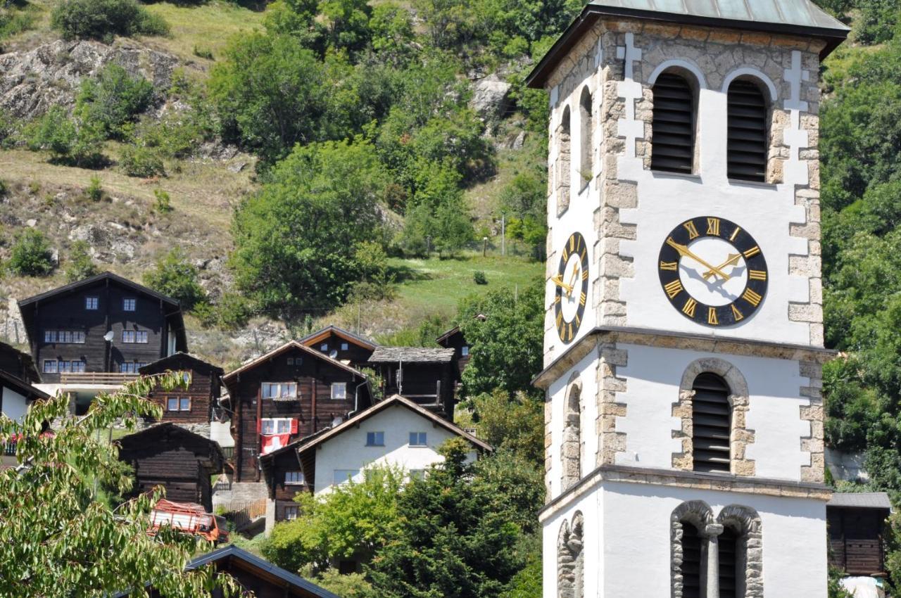 Bergquell Haus A Appartement Blatten bei Naters Buitenkant foto