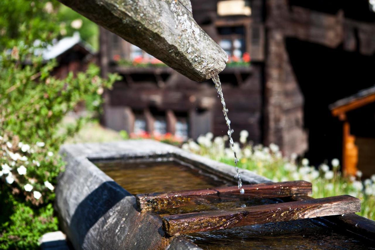 Bergquell Haus A Appartement Blatten bei Naters Buitenkant foto